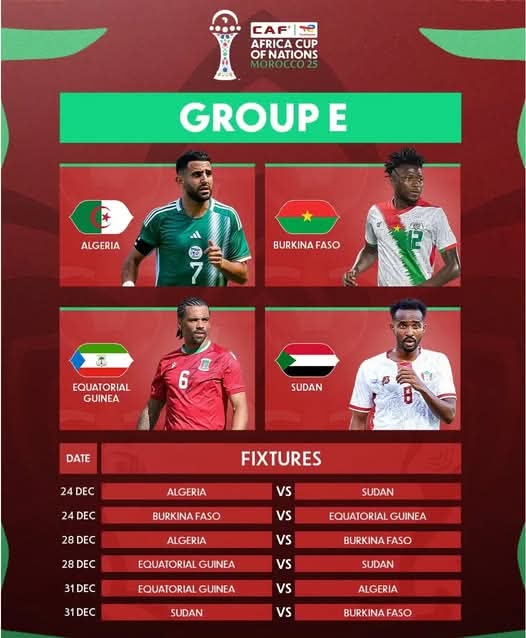 الجزائر تواجه السودان في افتتاح كأس أمم إفريقيا 2025: موعد، ملعب، وتوقعات المباراة